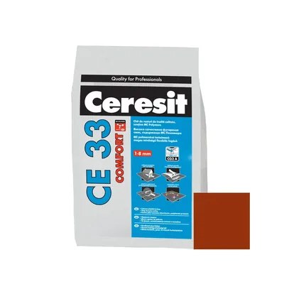 Затирка для швов Ceresit CE33/2кг Кирпичный 49