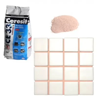Затирка для швов Ceresit CE33/2кг Розовый 34