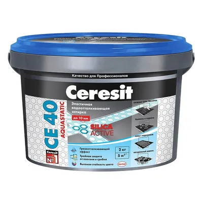 Затирка для швов Ceresit CE40/2кг Антрацит 13