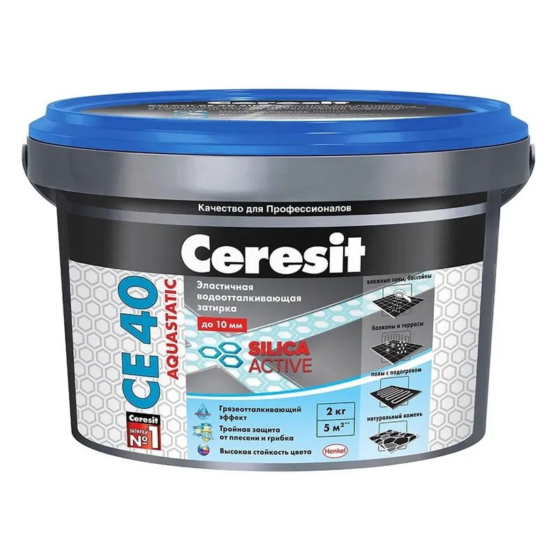 Затирка для швов Ceresit CE40/2кг Антрацит 13